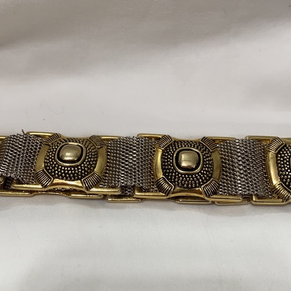 Silver Chain Link  w/ Gold Hardware - Picture 3 of 5